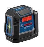 S-B POWER TOOL Bosch GLL50-20G Cross-Line Laser, 65 ft, 1/4 in Accuracy, 2-Beam, Green Laser