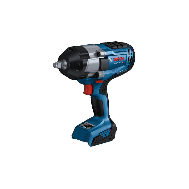 BOSCH Bosch PROFACTOR GDS18V-740N Cordless Impact Wrench with Friction Ring, Tool Only, 18 V, 1/2 in Drive, Square Drive TOOLS BOSCH