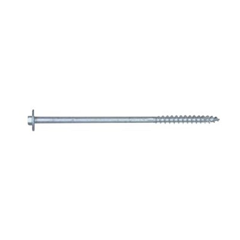 SIMPSON STRONG-TIE Simpson Strong-Tie Strong-Drive SDWH27800GMB Deck Screw, 8 in L, Serrated Thread, Large Washer Head, Hex Drive, Steel HARDWARE & FARM SUPPLIES SIMPSON STRONG-TIE