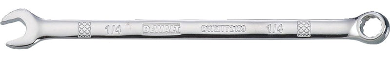 DEWALT DEWALT DWMT72189OSP Combination Wrench, SAE, 1/4 in Head, 3-31/32 in L, 12-Point, Steel, Chrome-Plated TOOLS DEWALT