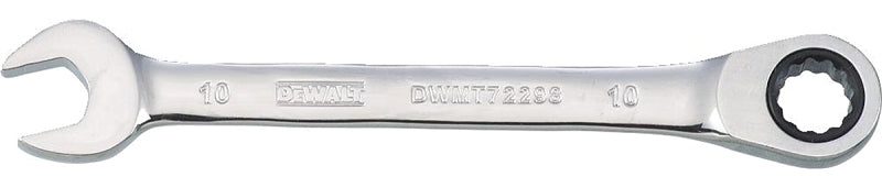 DEWALT DEWALT DWMT72298OSP Combination Wrench, Metric, 10 mm Head, 5-5/32 in L, 12-Point, Steel, Chrome-Plated TOOLS DEWALT