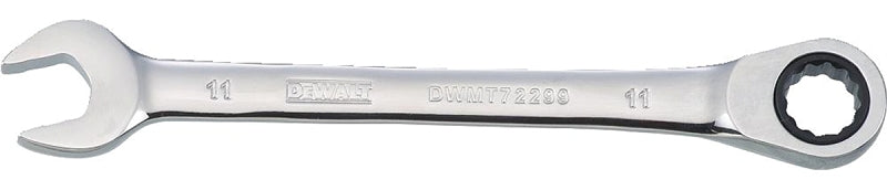 DEWALT DEWALT DWMT72299OSP Combination Wrench, Metric, 11 mm Head, 5-25/32 in L, 12-Point, Steel, Chrome-Plated TOOLS DEWALT
