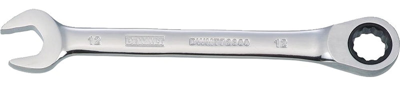 DEWALT DEWALT DWMT72300OSP Combination Wrench, Metric, 12 mm Head, 6-3/32 in L, 12-Point, Steel, Chrome-Plated TOOLS DEWALT