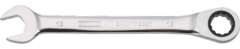 DEWALT DEWALT DWMT72301OSP Combination Wrench, Metric, 13 mm Head, 6-15/32 in L, 12-Point, Steel, Chrome-Plated TOOLS DEWALT
