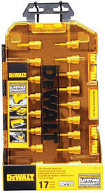 DEWALT DEWALT DWMT73806 Socket Set, 17-Piece, Chrome Vanadium, Polished Chrome Vanadium TOOLS DEWALT