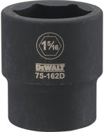 DEWALT DEWALT DWMT75162OSP Impact Socket, 1-5/16 in Socket, 7/8 in D Socket, 3/4 in Drive, 6-Point, CR-440 Steel, Black Oxide TOOLS DEWALT
