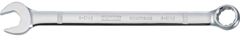 DEWALT DEWALT DWMT75185OSP Combination Wrench, SAE, 1-1/16 in Head, 14-3/4 in L, 12-Point, Steel, Chrome-Plated TOOLS DEWALT