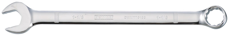 DEWALT DEWALT DWMT75188OSP Combination Wrench, SAE, 1-1/8 in Head, 15-9/16 in L, 12-Point, Steel, Chrome-Plated TOOLS DEWALT