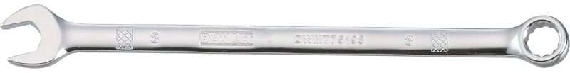 DEWALT DEWALT DWMT75198OSP Combination Wrench, Metric, 8 mm Head, 5-11/32 in L, 12-Point, Steel, Chrome-Plated TOOLS DEWALT