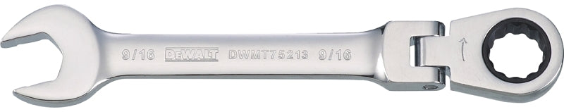 DEWALT DEWALT DWMT75213OSP Combination Wrench, SAE, 9/16 in Head, 6-9/32 in L, 12-Point, Steel, Chrome-Plated TOOLS DEWALT