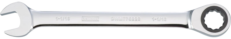DEWALT DEWALT DWMT75228OSP Combination Wrench, SAE, 1-1/16 in Head, 14-1/8 in L, 12-Point, Steel, Chrome-Plated TOOLS DEWALT