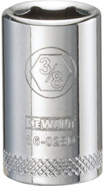 DEWALT DEWALT DWMT86028OSP Drive Hand Socket, 3/8 in Socket, 1/4 in Drive, 6-Point, Steel, Polished Chrome Vanadium TOOLS DEWALT