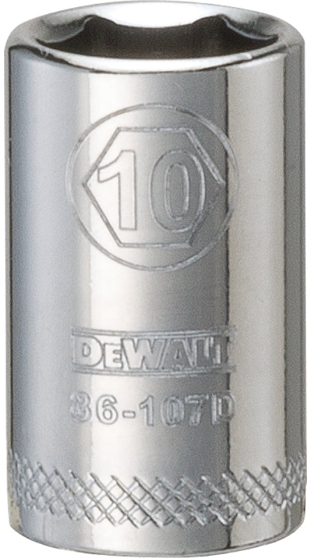DEWALT DEWALT DWMT86108OSP Drive Hand Socket, 11 mm Socket, 1/4 in Drive, 6-Point, Steel, Polished Chrome Vanadium TOOLS DEWALT