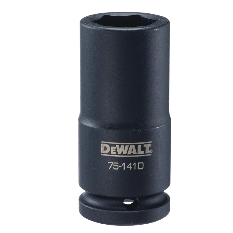 DEWALT DEWALT DWMT75141OSP Impact Socket, 24 mm Socket, 5/8 in D Socket, 3/4 in Drive, 6-Point, Steel, Black Oxide, Metric