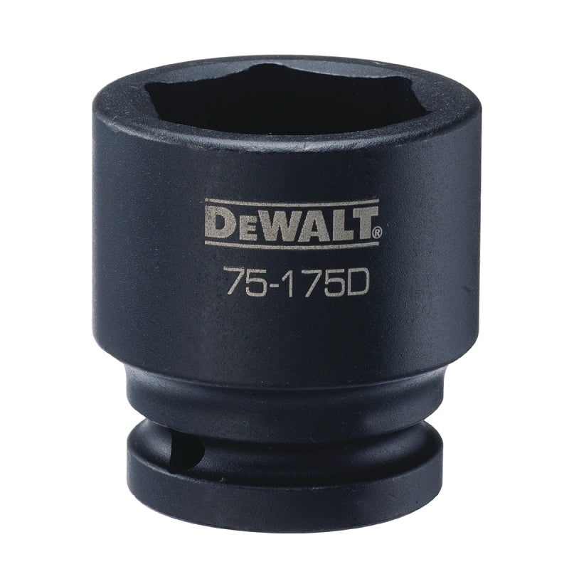 DEWALT DEWALT DWMT75175OSP Impact Socket, 36 mm Socket, 7/8 in D Socket, 3/4 in Drive, 6-Point, CR-440 Steel, Black Oxide TOOLS DEWALT