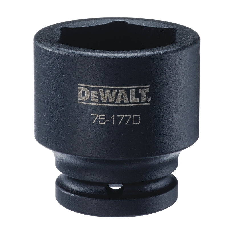 DEWALT DEWALT DWMT75177OSP Impact Socket, 41 mm Socket, 7/8 in D Socket, 3/4 in Drive, 6-Point, CR-440 Steel, Black Oxide TOOLS DEWALT