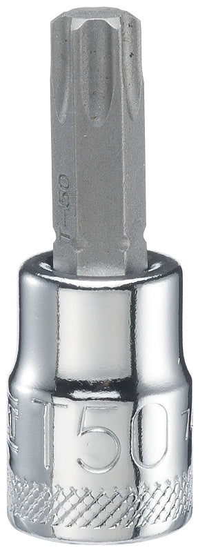 DEWALT DEWALT DWMT74619OSP Torx Bit Socket, T50 Tip, 3/8 in Drive, Polished Chrome Vanadium TOOLS DEWALT