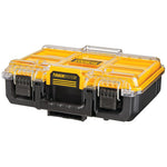 DEWALT DEWALT ToughSystem 2.0 Series DWST08020 Deep Compact Organizer, 14.45 in L, 10.47 in W, 5.2 in H, 6-Compartment, Yellow TOOLS DEWALT