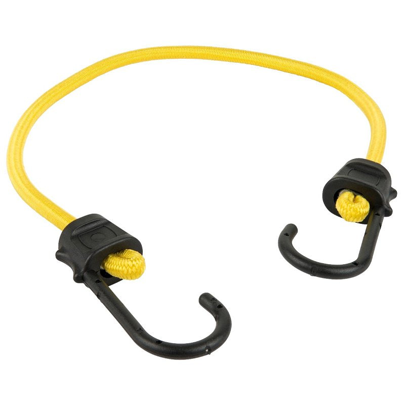 KEEPER Keeper 06321 Bungee Cord, 24 in L, Rubber, Yellow, Hook End, 4/PK AUTOMOTIVE KEEPER