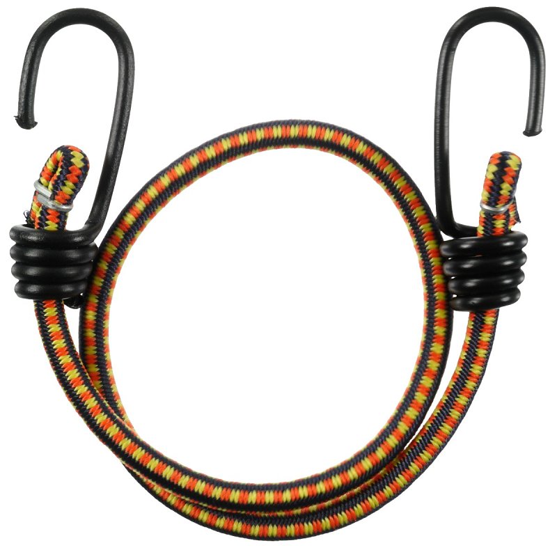 KEEPER Keeper A06025Z Bungee Cord, 24 in L, Rubber, Orange/Yellow, Hook End AUTOMOTIVE KEEPER