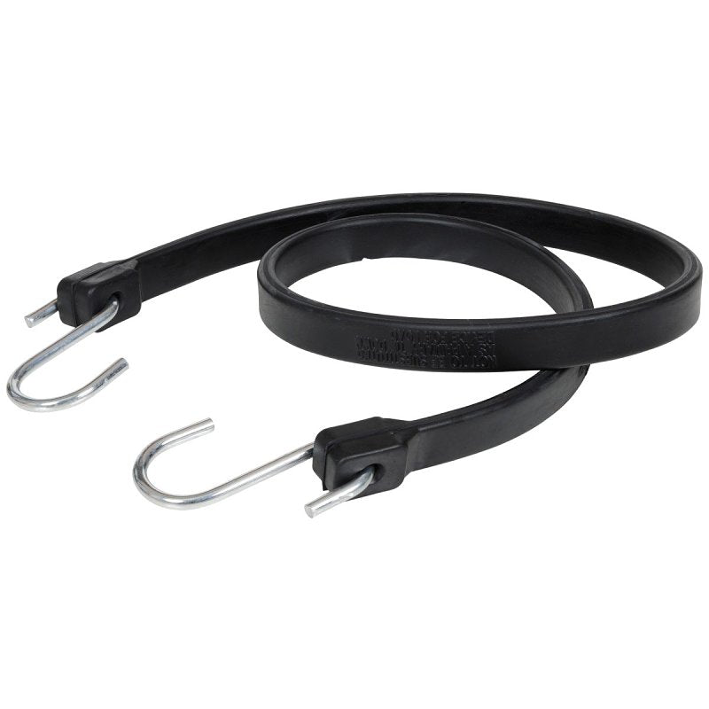 KEEPER Keeper A06235Z Tarp Strap, 35 in L, EPDM, Black, S-Hook End AUTOMOTIVE KEEPER