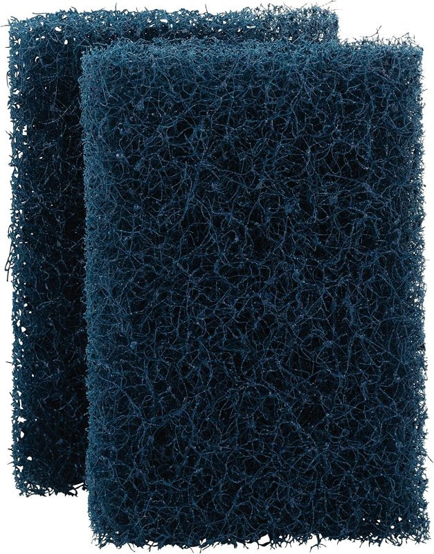 SCOTCH-BRITE Scotch-Brite 88HD-2-6 Industrial Strength Scouring Pad, Fiber/Mineral/Resin Abrasive, 5 in L, 3-1/2 in W, Dark Blue CLEANING & JANITORIAL SUPPLIES SCOTCH-BRITE