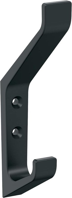 AMEROCK Amerock Emerge Series H37003MB Decorative Hook, 3/4 in W, Zinc, 25 lb, 2-1/4 in Projection