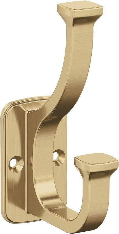 AMEROCK Amerock Alder Series H37007CZ Decorative Hook, 11/16 in W, Zinc, Champagne Bronze, 25 lb, 2-5/8 in Projection