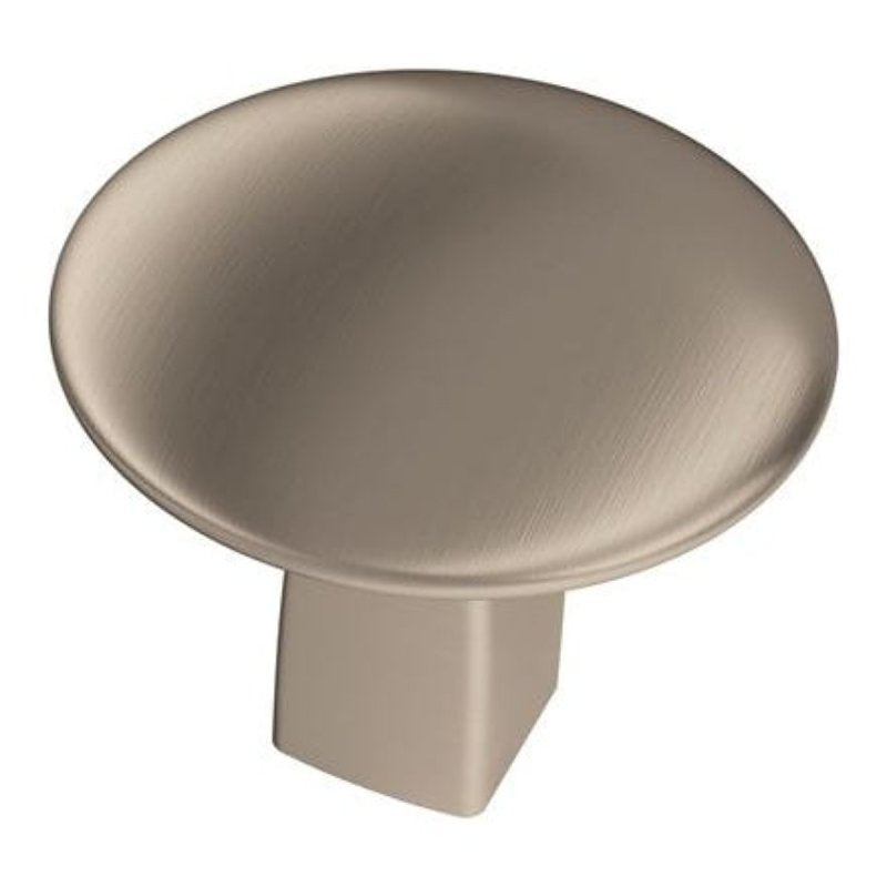 AMEROCK Amerock Riva Series BP55362G10 Cabinet Knob, 1-1/16 in Projection, Zinc, Satin Nickel HARDWARE & FARM SUPPLIES AMEROCK