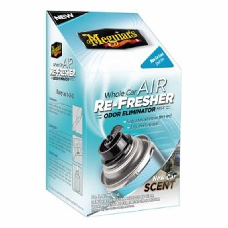 MEGUIAR'S Meguiar's G16402 Whole Car Air Refreshener, 2 oz, Aerosol Can, Liquid, New Car/Vanilla AUTOMOTIVE MEGUIAR'S
