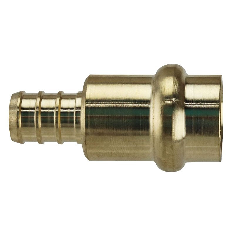 APOLLO Apollo APXPR1212 Adapter, 1/2 in, Barb x Press-Fit, PEX-B, Brass, 200 psi Pressure PLUMBING, HEATING & VENTILATION APOLLO