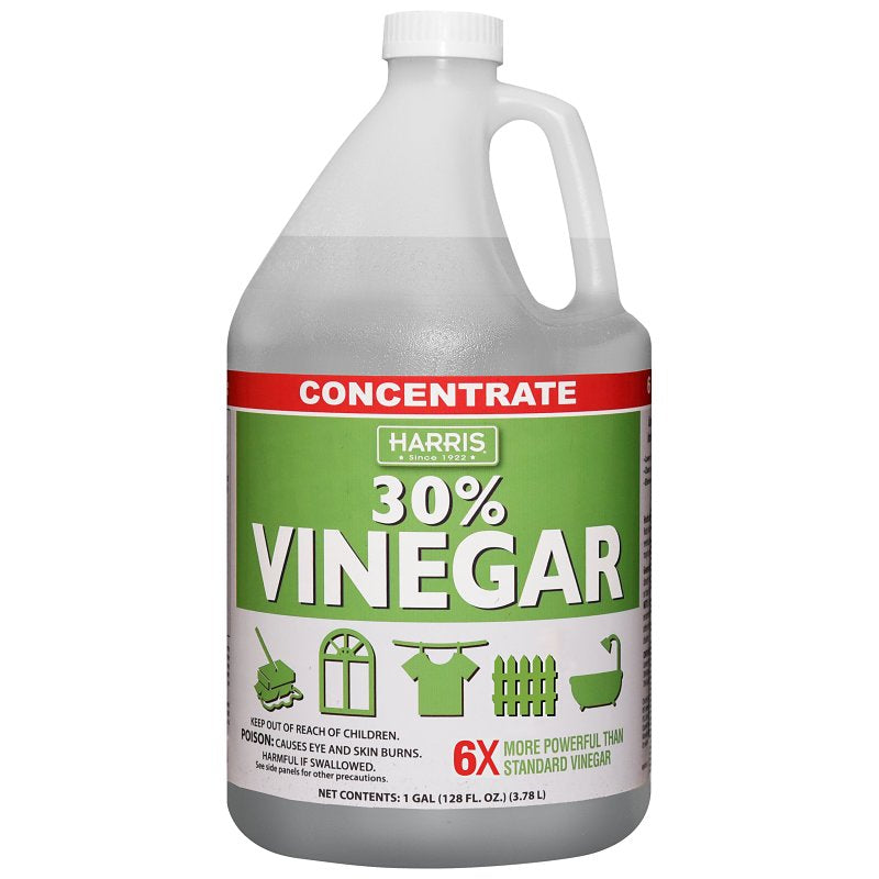 P.F. HARRIS MANUFACTURING Harris VINE30-128 Cleaning Vinegar, 1 gal, Liquid, Pungent, Vinegar, Clear