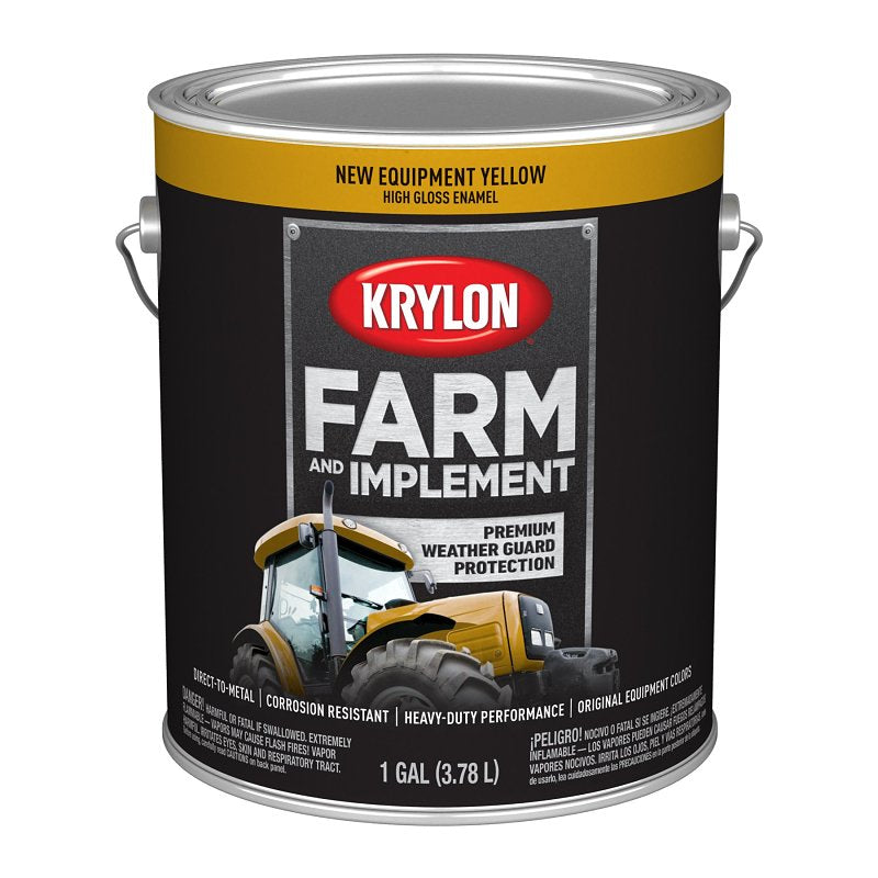 KRYLON PAINT HG NEW EQUIPMENT YEL 1GA PAINT KRYLON