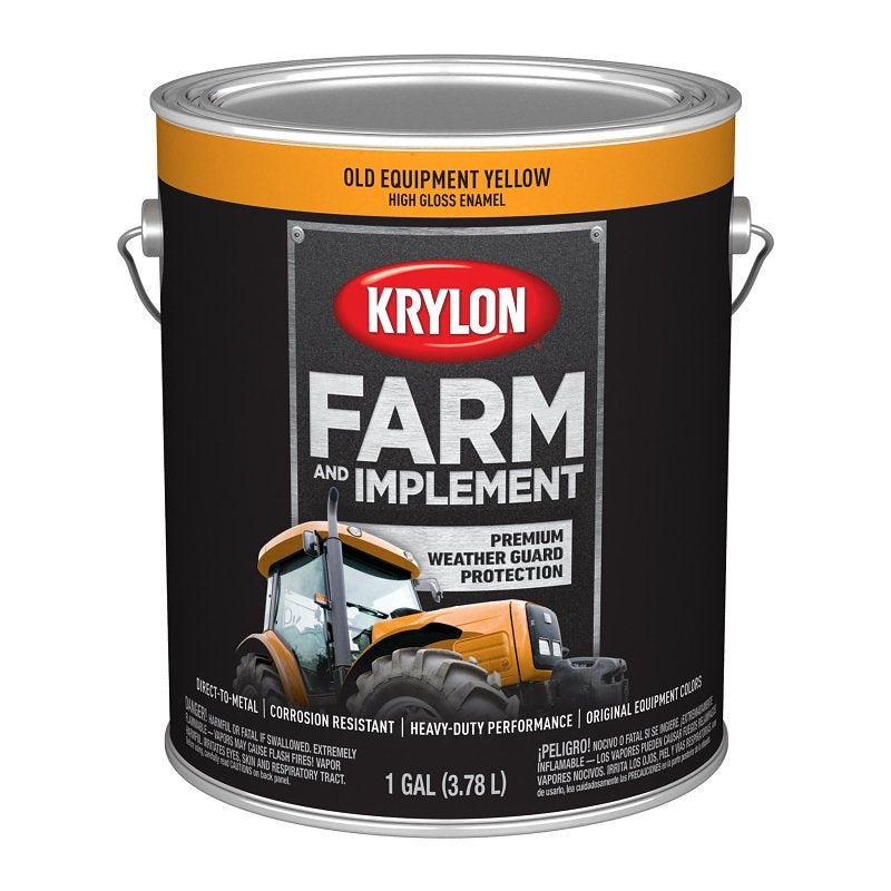 KRYLON PAINT HG OLD EQUIPMENT YEL 1GA