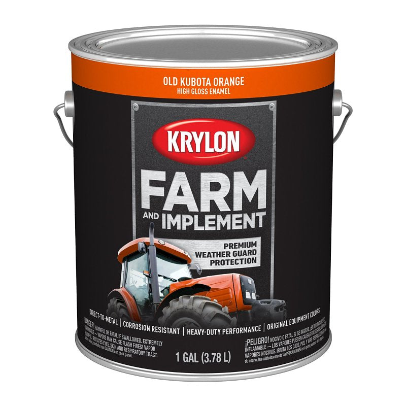 KRYLON PAINT HG OLD KUBOTA ORANGE 1GA PAINT KRYLON