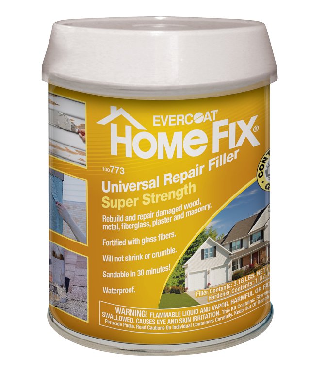 EVERCOAT Evercoat Home-Fix 100773 Repair Filler, Paste, Aromatic, Brown, 3.1 lb Can PAINT EVERCOAT