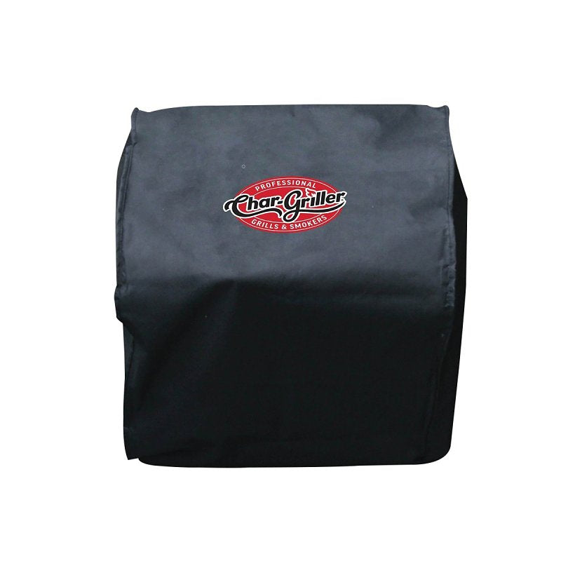 CHAR-GRILLER Char-Griller 2455 Side Fire Box Grill Cover, 20 in W, 18 in D, 18 in H, Polyester, Black HOUSEWARES CHAR-GRILLER