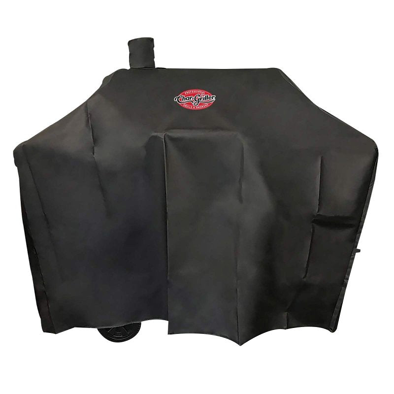 CHAR-GRILLER Char-Griller 2187 Grill Cover, 53 in W, 27 in D, 49 in H, Polyester, Black HOUSEWARES CHAR-GRILLER