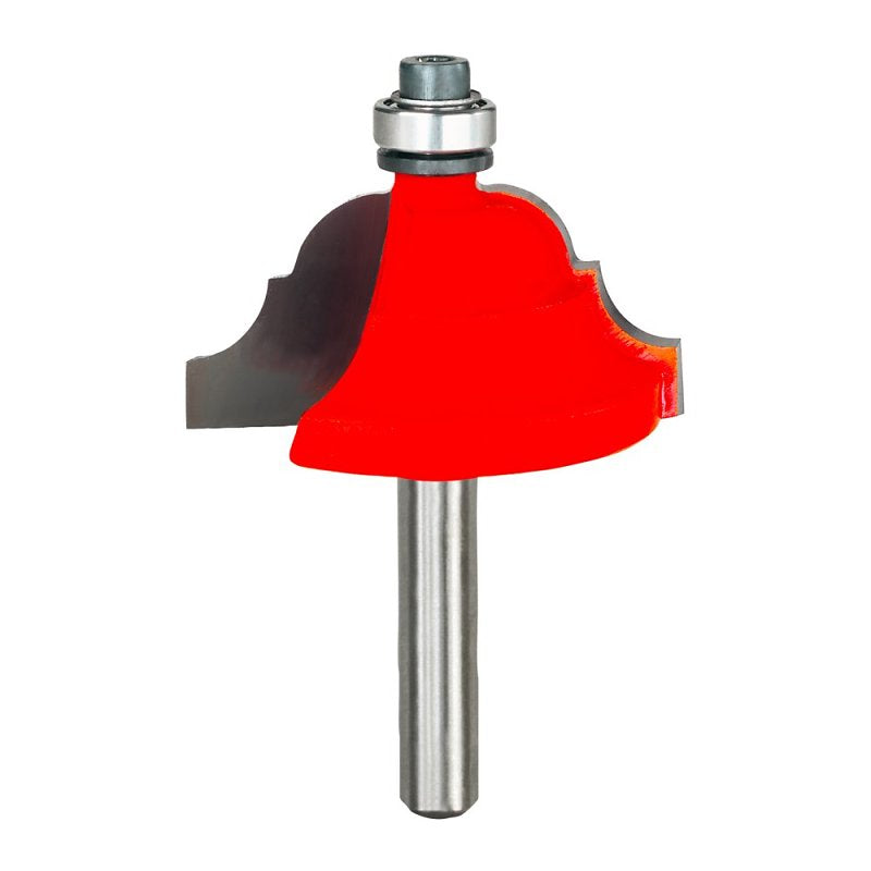 DIABLO Freud 38-304 Router Bit, 1-9/16 in Dia Cutter, 2-5/16 in OAL, 1/4 in Dia Shank, 2-Cutter, Carbide