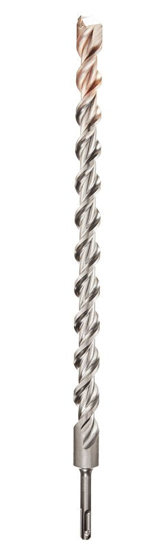 MILWAUKEE Milwaukee M/2 Series 48-20-7085 2-Cutter Rotary Hammer Drill Bit, 1 in Dia, 18 in OAL, 4 -Flute, 25/64 in Dia Shank TOOLS MILWAUKEE