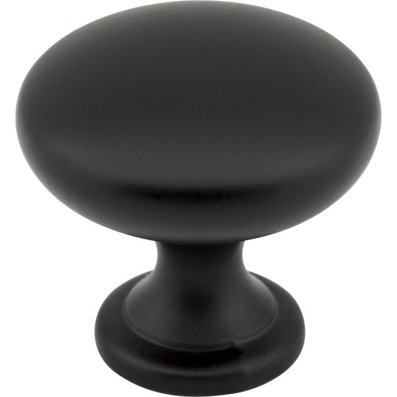 HARDWARE RESOURCES KasaWare K778MB-4 Cabinet Knob, 1-1/8 in Projection, 1-3/16 in Dia, Zinc, Matte Black, 4/PK HARDWARE & FARM SUPPLIES HARDWARE RESOURCES