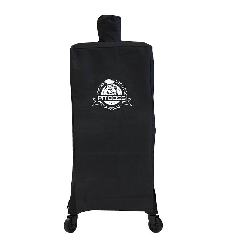 PIT BOSS Pit Boss 40464 Smoker Cover, 25 in W, 25 in D, 48 in H, Polyester/PVC, Black