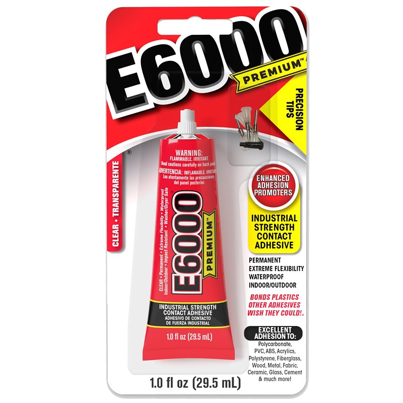 ECLECTIC PRODUCTS ADHESIVE W/PREC TIPS CLEAR 1OZ