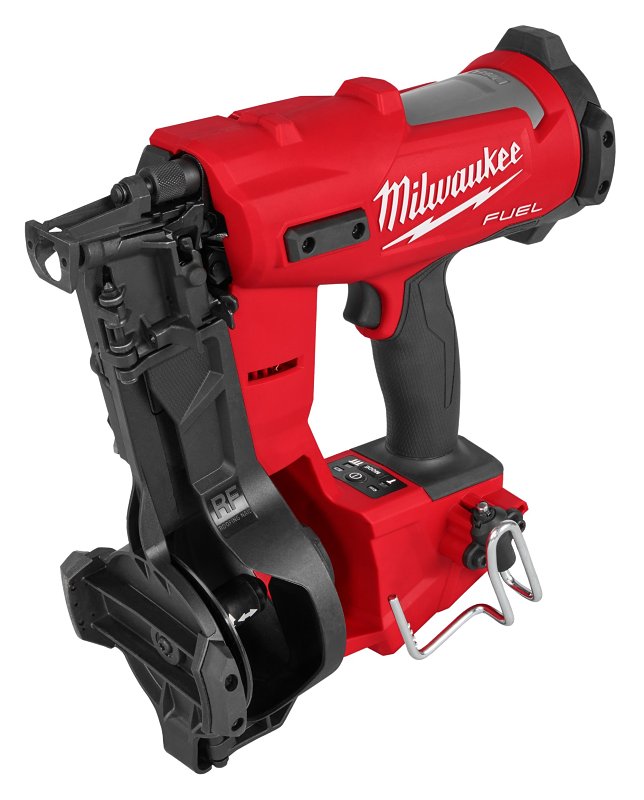 MILWAUKEE Milwaukee M18 2909-20 Coil Roofing Nailer, Tool Only, 18 V, 3 Ah, 1100 Magazine, 15 deg Collation, Coil Collation
