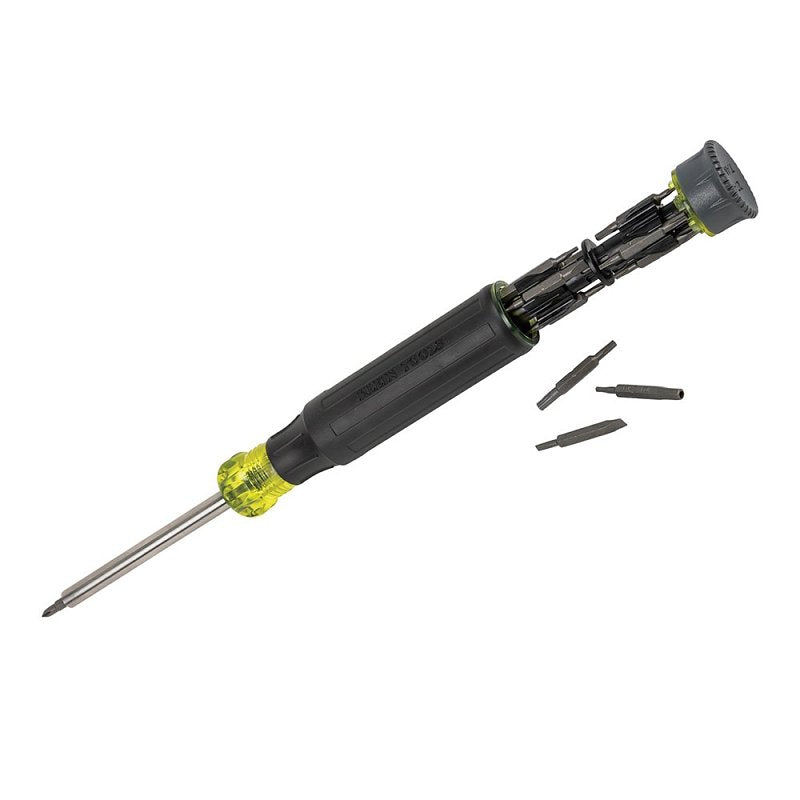 KLEIN Klein Tools 32327 27-in-1 Screwdriver, Hex, Phillips, Slotted, Torx Drive, 8-3/4 in OAL, Acetate Handle TOOLS KLEIN