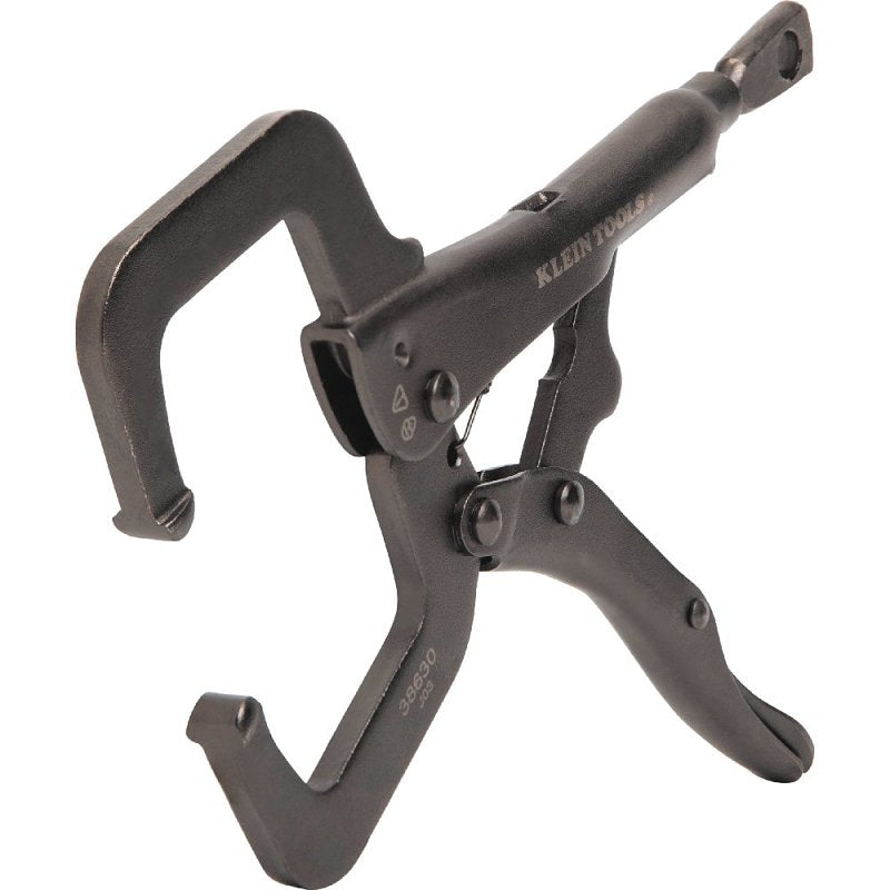 KLEIN Klein Tools 38630 Locking Plier, 7.02 in OAL, 1.97 in Jaw Opening, Black Handle, Molded Grip Handle, 0.35 in W Jaw