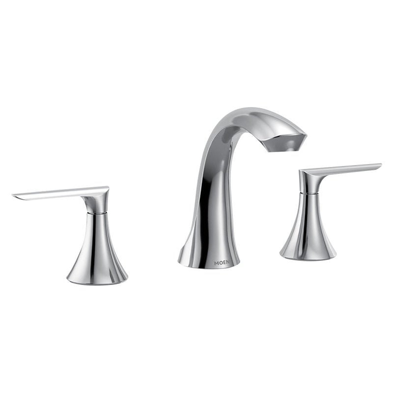 MOEN Moen Findlay Series 84517 Bathroom Faucet, 1.2 gpm, 2-Faucet Handle, 3-Faucet Hole, Metal/Stainless Steel, Chrome