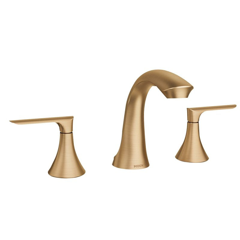 MOEN Moen Findlay Series 84517BZG Bathroom Faucet, 1.2 gpm, 2-Faucet Handle, 3-Faucet Hole, Metal/Stainless Steel, Bronze
