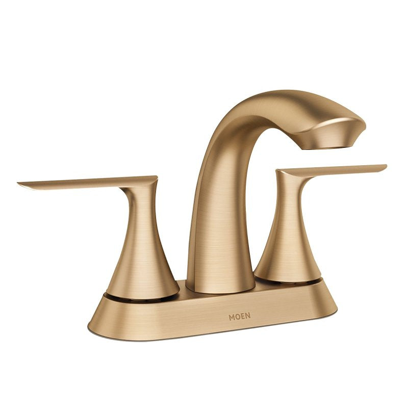 MOEN Moen Findlay Series 84515BZG Bathroom Faucet, 1.2 gpm, 2-Faucet Handle, 3-Faucet Hole, Metal/Plastic/Stainless Steel