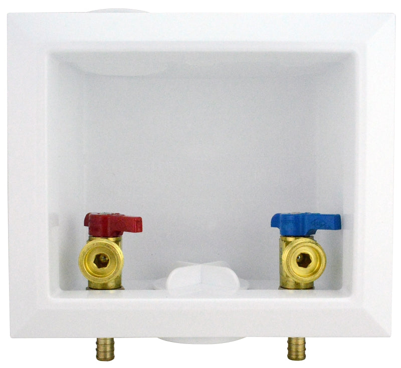 APOLLO Apollo APXBOXWM Washing Machine Outlet Box, 1/2 x 3/4 in Connection, Polystyrene